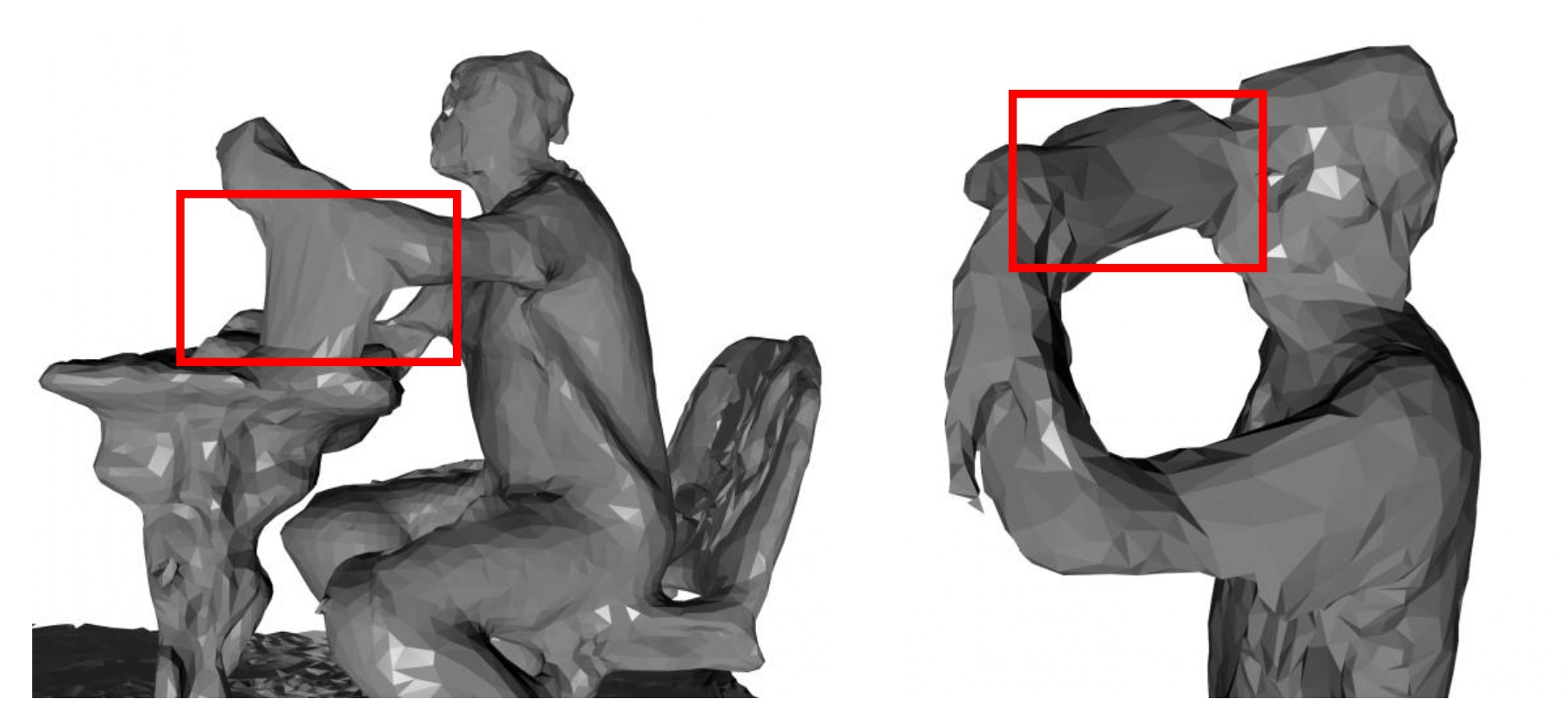 Self-contact distortion